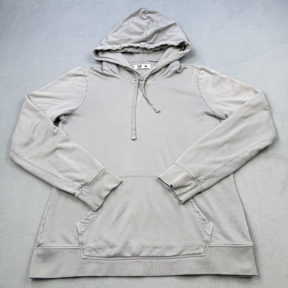 AMERICAN GIANT Hoodie Womens Medium Gray Supima Modal Made In USA Pullover